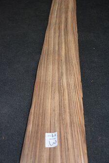 Zebrano Veneer 233 x 19-20 cm | 0.6 mm | 0,45m&sup2;