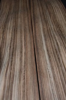 Zebrano Veneer 233 x 19-20 cm | 0.6 mm | 0,45m&sup2;