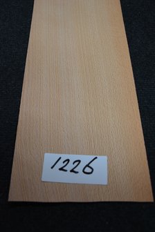 Beech Veneer 262 x 12-15 cm | 0.6mm | 0,354m&sup2;