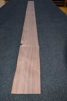 American Walnut Veneer 225 x 13 cm | 0.6mm | 0,292m&sup2;