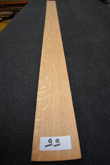 European oak Veneer 213 x 11-12 cm | 0.6mm | Kwartiers | 0,245m&sup2;