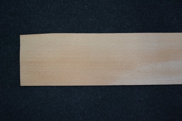 Beech Veneer 262 x 12-15 cm | 0.6mm | 0,354m²