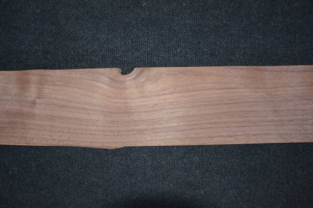 American Walnut Veneer 225 x 13 cm | 0.6mm | 0,292m²