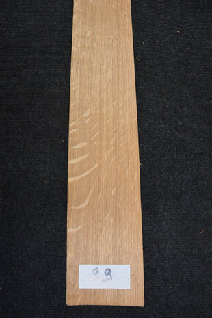 European oak Veneer 213 x 11-12 cm | 0.6mm | Kwartiers | 0,245m²